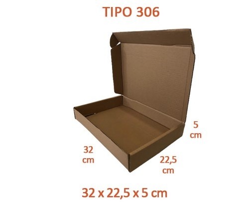 TIPO 306 (32x22,5x5) Sem Logotipo (50 unid.)