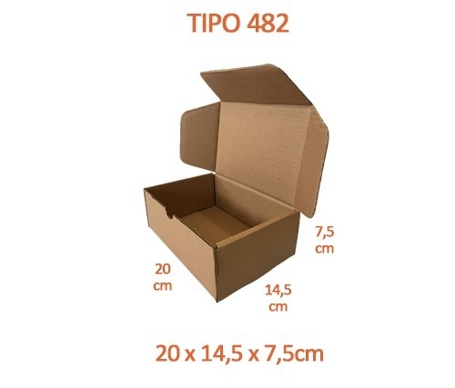 TIPO 482 (20x14,5x7,5) Sem Logotipo (50 unid.)