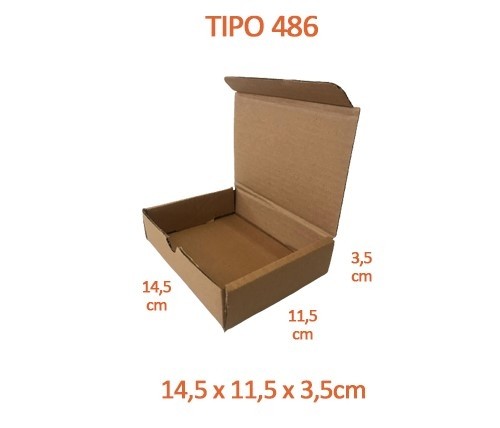 TIPO 486 (14,5x11,5x3,5) Sem Logotipo (50 unid.)