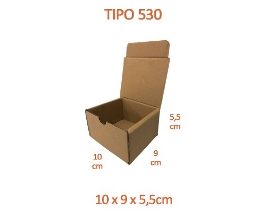 TIPO 530 (10x9x5,5) Sem Logotipo (50 unid.)