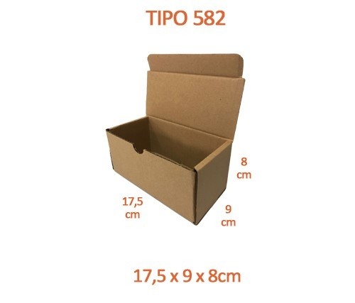 TIPO 582 (17,5x9x8) Sem Logotipo (50 unid.)