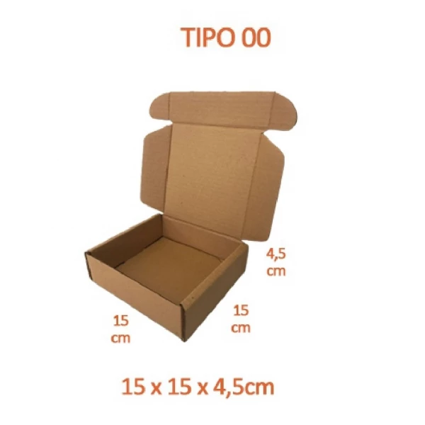 TIPO 00 (15x15x4,5) Com Logotipo Personalizado (50 unid.)