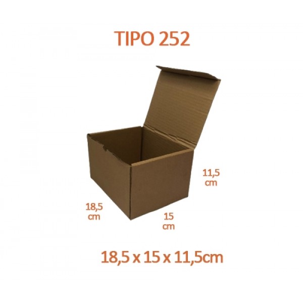 TIPO 252 (18,5x15x11,5) Sem Logotipo (50 unid.)