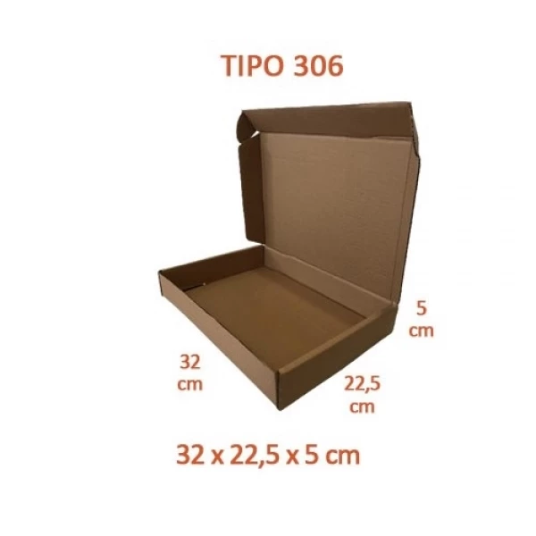 TIPO 306 (32x22,5x5) Com Logotipo Personalizado (50 unid.)