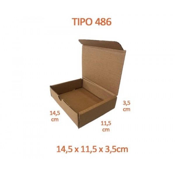 TIPO 486 (14,5x11,5x3,5) Sem Logotipo (50 unid.)