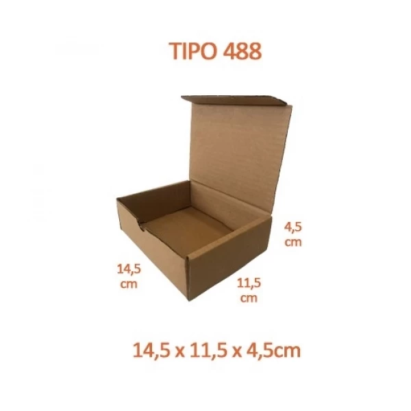 TIPO 488 (14,5x11,5x4,5) Com Logotipo Personalizado (50 unid.)