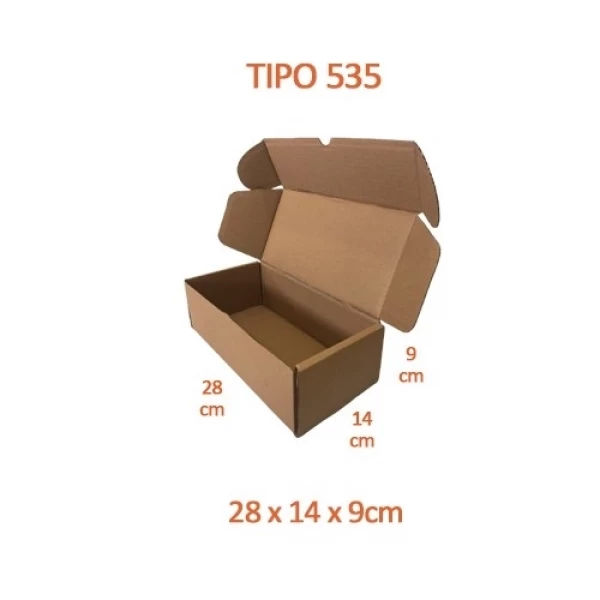 TIPO 535 (28x14x9) Com Logotipo Personalizado (50 unid.)