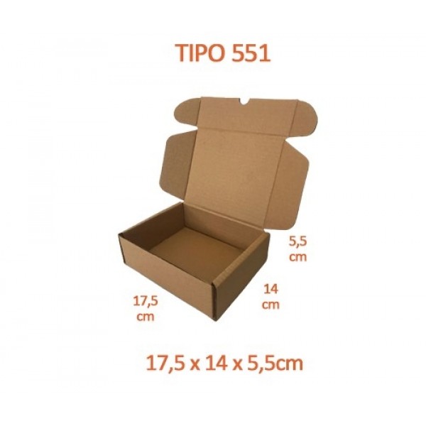 TIPO 551 (17,5x14x5,5) Sem Logotipo (50 unid.)