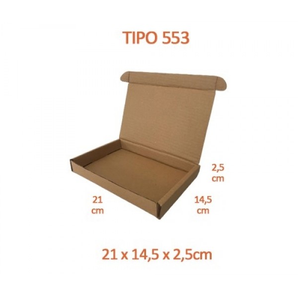 TIPO 553 (21x14,5x2,5) Sem Logotipo (50 unid.)