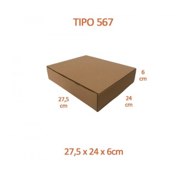 TIPO 567 (27,5x24x6) Sem Impressão (50 und)