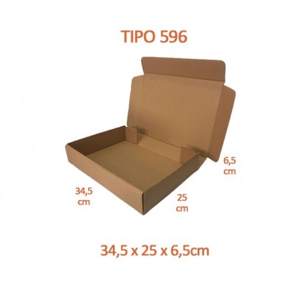 TIPO 596 (34,5x25x6,5) Sem Logotipo (50 unid.)
