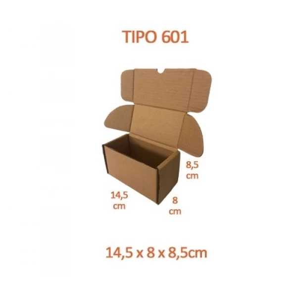TIPO 601 (14,5x8x8,5)  Com Logotipo Personalizado (50 unid.)