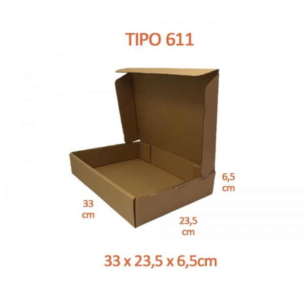TIPO 611 (33x23,5x6,5) Sem Logotipo (50 unid.)