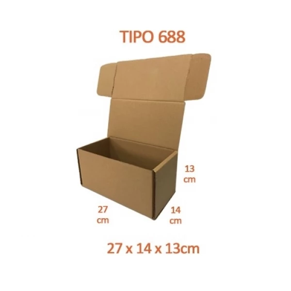 TIPO 688 (27x14x13) Com Logotipo Personalizado (50 unid.)