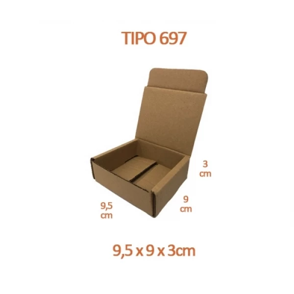 TIPO 697 (9,5x9x3) Com Logotipo Personalizado (50 unid.)