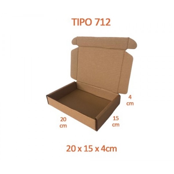 TIPO 712 (20x15x4) Sem Logotipo (50 unid.)