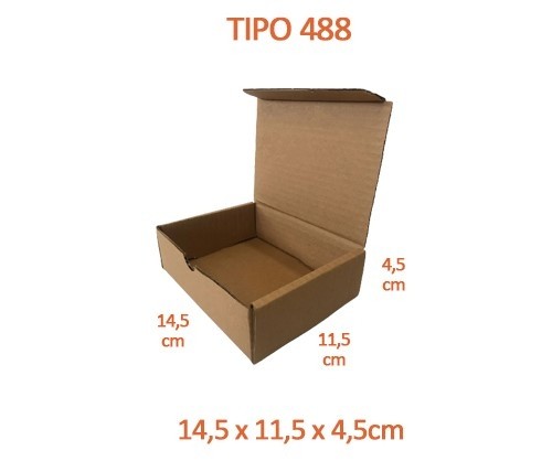 TIPO 488 (14,5x11,5x4,5) Sem Logotipo (50 unid.)