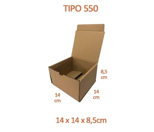TIPO 550 (14x14x8,5) Com Logotipo Personalizado (50 unid.)