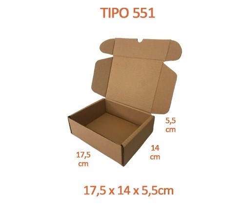 TIPO 551 (17,5x14x5,5) Sem Logotipo (50 unid.)