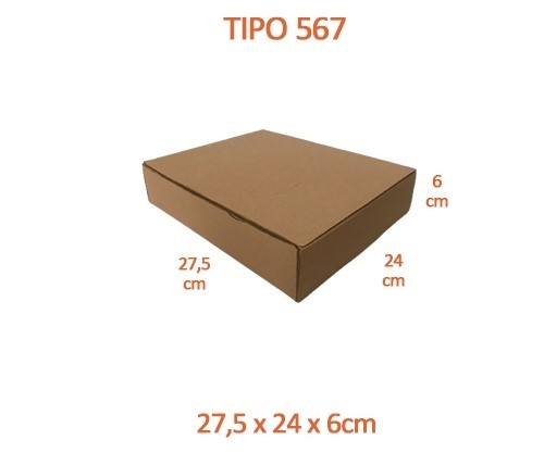 TIPO 567 (27,5x24x6) Sem Impressão (50 und)