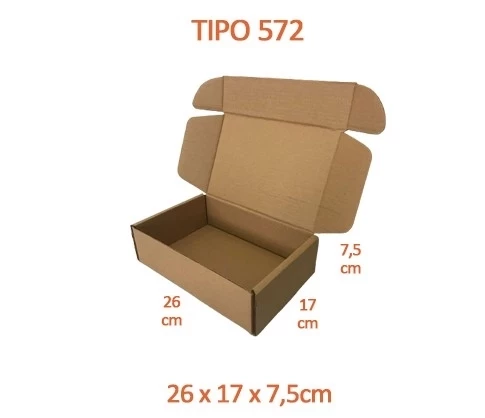 TIPO 572 (26x17x7,5) Com Logotipo Personalizado (100 unid.)