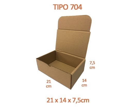 TIPO 704 (21x14x7,5)  Sem Logotipo (50 unid.)